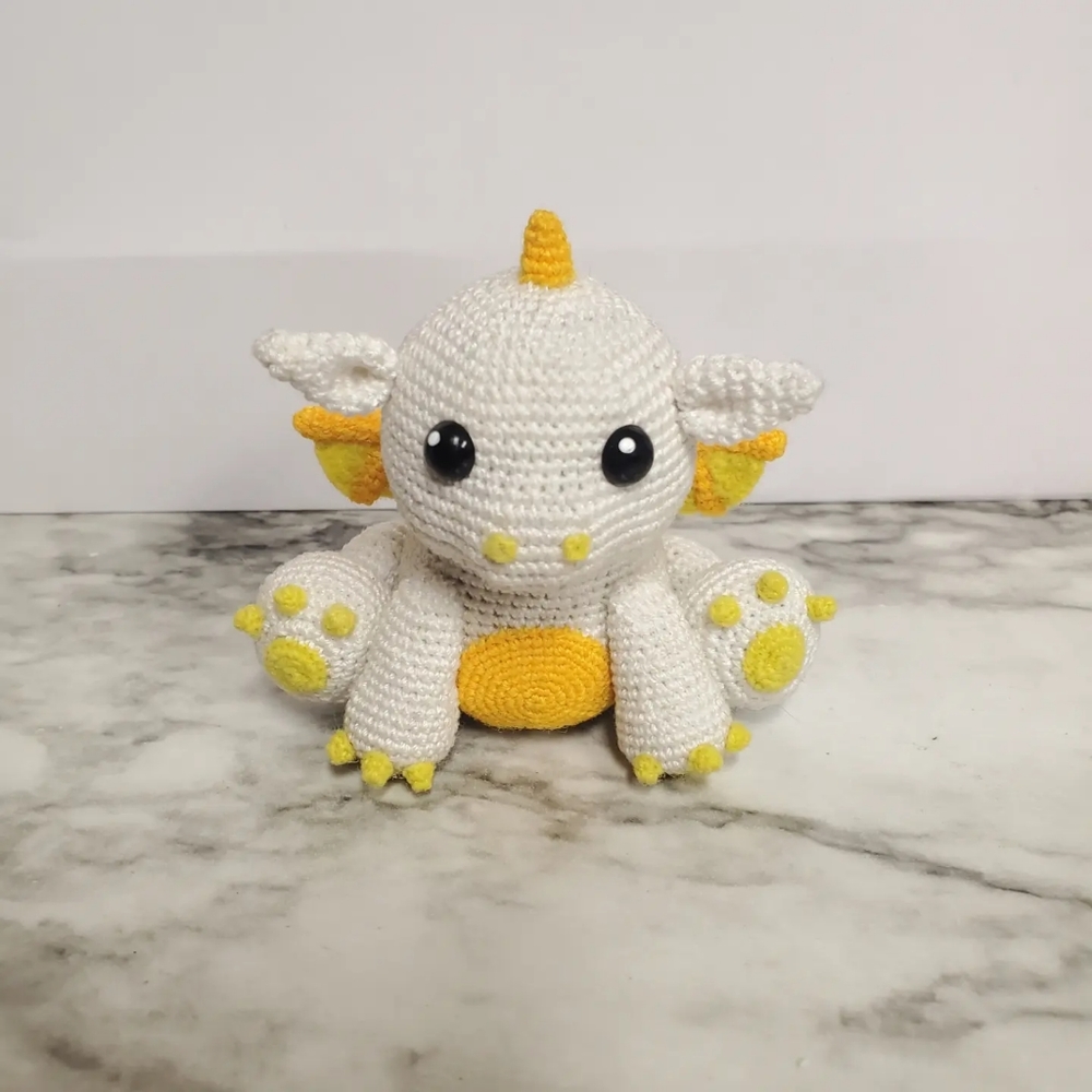 Crochet dragon (mini) - Picture 5 of 6